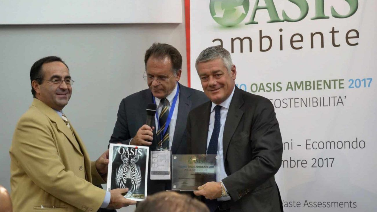 Premiazione Ing. Paolo Pininfarina - Oasis Ambiente Award 2017